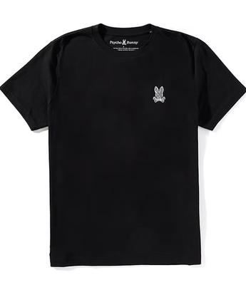 NEW* Men Psycho Bunny Reeves Back Graphic Tee BLACK (MT0200068 001