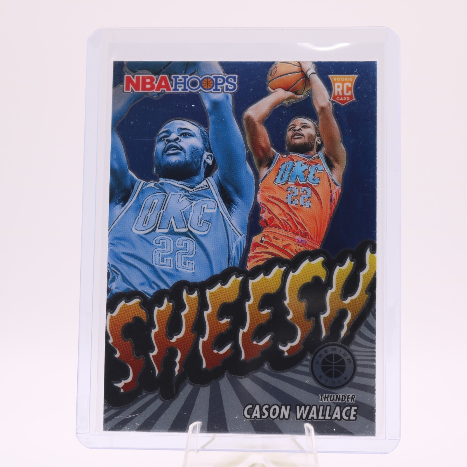 2023-24 Panini Nba Hoops Premium Stock - Sheesh Cason Wallace #3 (RC)