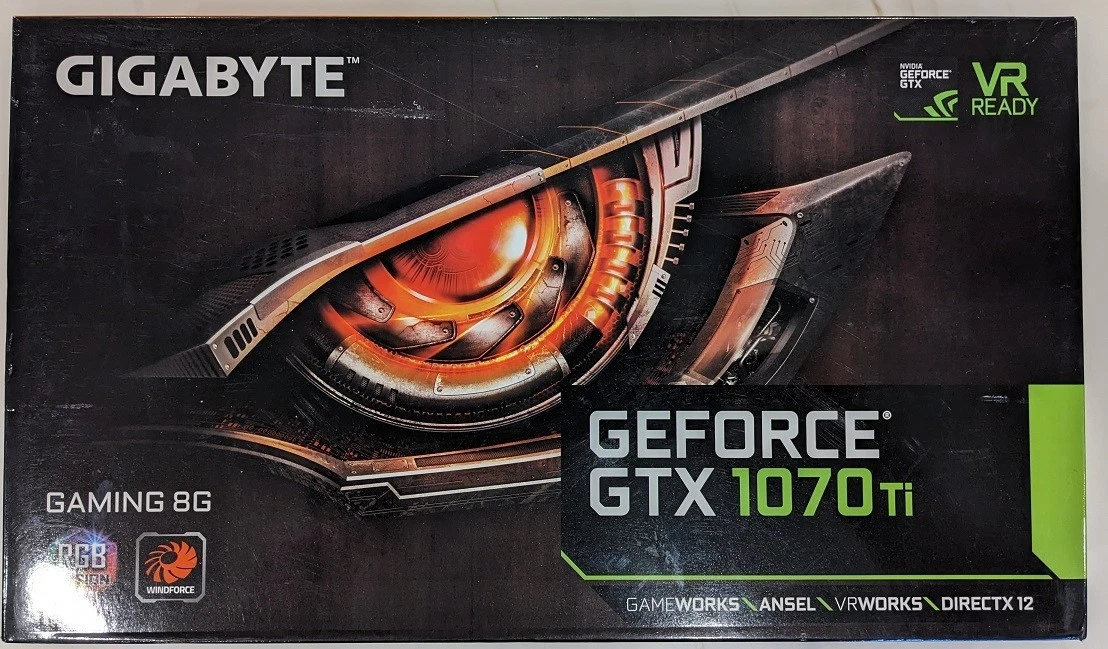 Preços baixos em GIGABYTE Nvidia Geforce Gtx 1070 Ti 8 GB de