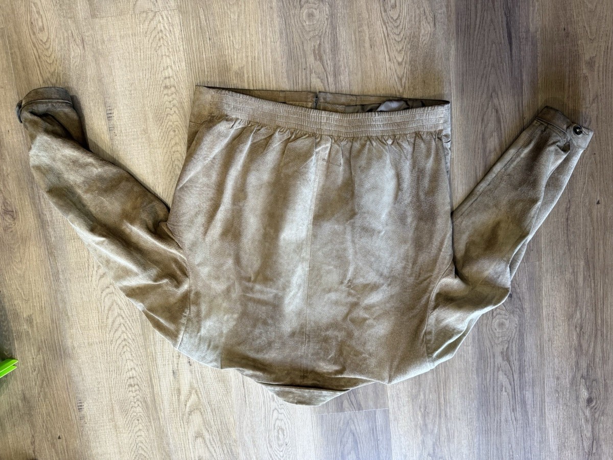 Vintage 70s/80s Golden Bear Suede Leather Jacket XL Patina USA Vintage 70s/80s Golden Bear Suede Leather Jacket XL Patina USA