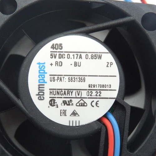 EBM-Papst 405 5VDC 40x40x20mm DC Axial Fan w/ Wire Leads - Picture 2 of 2