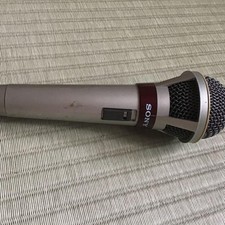 Sony Dynamic Handheld Mic ON/OFF Switch Standard Plug Used
