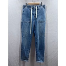 Judy Blue Womens Medium Wash Drawstring Stretch Denim Jogger Jeans Size 5/27