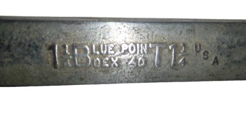 Llave combinada Blue-Point 1-1/4" OEX40 EE. UU. vintage 1" 1/4" 17" de largo Foto 2 de 4