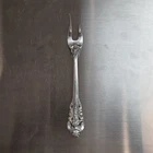 Wallace Grande Baroque Sterling Silver 1 Pickle / Olive Fork 5 1/2"