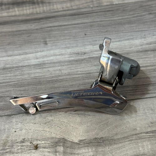 Shimano Ultegra FD-6700 2x10 Front Derailleur Double 34.9 Clamp Gray MISSING NUT