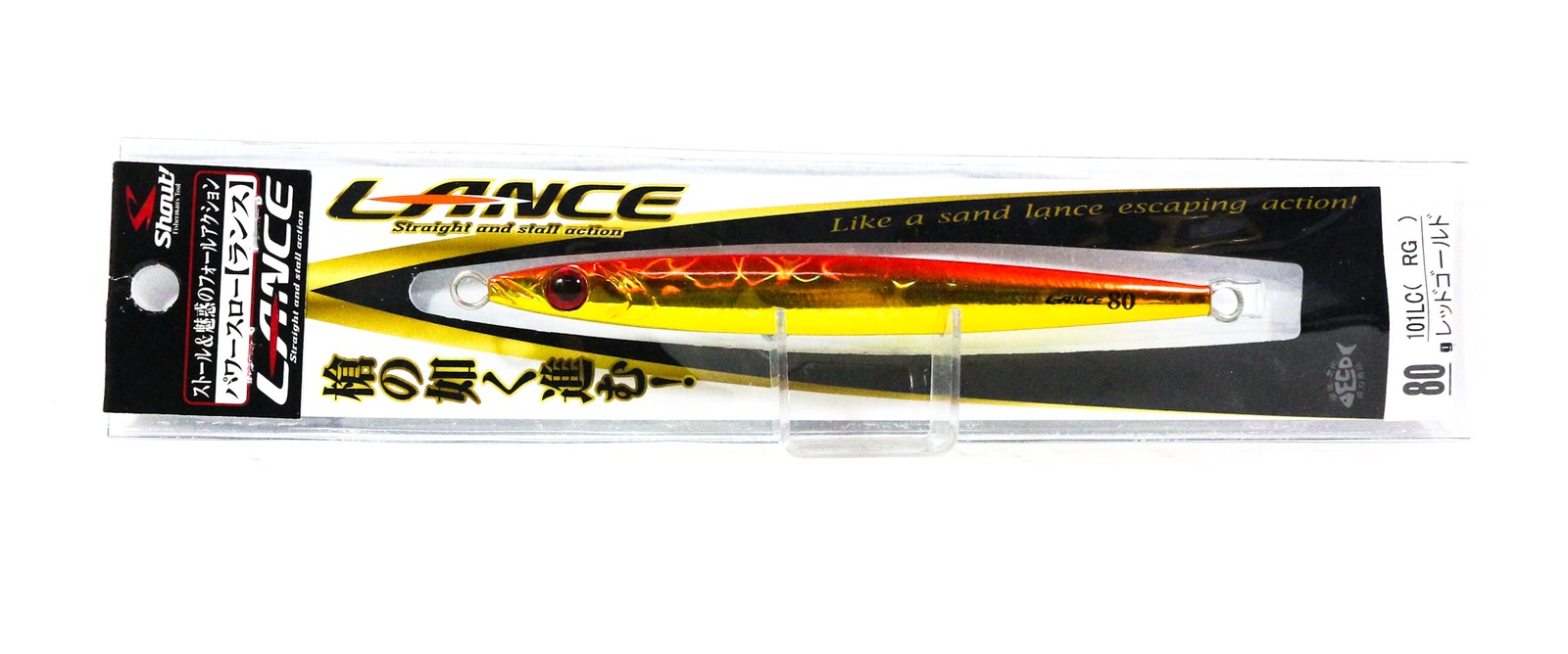 Shout 101-LC Metal Jig Lance Slow Fall Long 80 grams RG (7772)