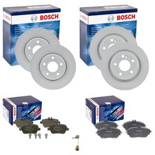 BOSCH BREMSSCHEIBEN + BELÄGE VORNE + HINTEN passend für MERCEDES B-KLASSE W246