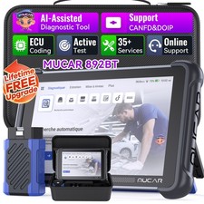 MUCAR 892BT KFZ Diagnoseger&auml;t Auto Scanner 35 RESET Kostenlose Updates MUCAR AI