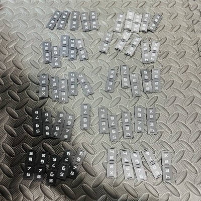 NEW OEM Taylormade Number Tag For Head Covers Wood Hybrid X 2 3 4