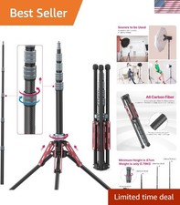 Light Stand Carbon Fiber , Adjustable Tripod Stand for Photography with Phone...