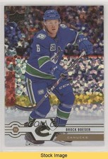 2019-20 Upper Deck Speckled Rainbow Foil Brock Boeser #418 READ 07tz