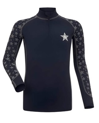 LeMieux Mini Reflective Print Base Layer Indigo