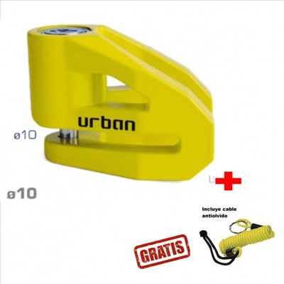 ANTIRROBO DISK URBAN UR2 10 Gelb Mit Kostenlosem Erinnerungs Kabel