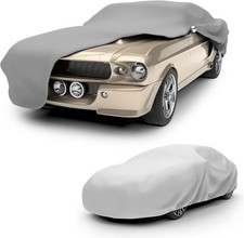 Ultra Duro Car Cover, 3-Layer UV & Water Resistant Outdoor Protection, Gray