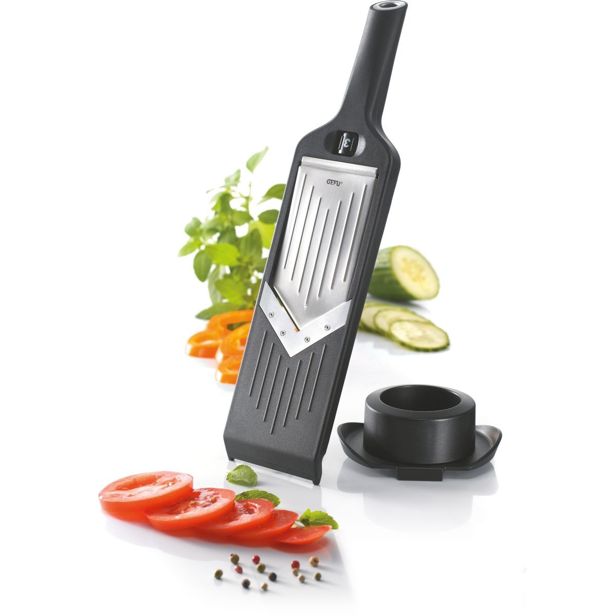 Mandoline GEFU VIOLI compacte pour réussir vos salades d’été