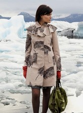 Anthropologie Elevenses Plume Jacket Size 14