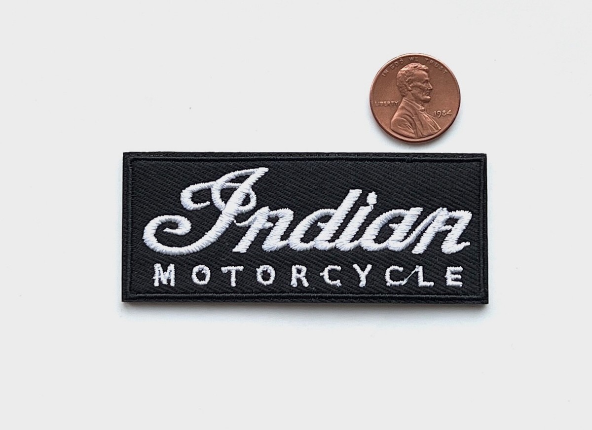 Indian Motorcycle Embroidered Iron-on Patch Biker Racing Appliqué FA022