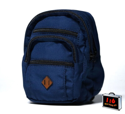 OneSixthKit 1/6 Scale Navy Blue Backpack For Your Hot Toys