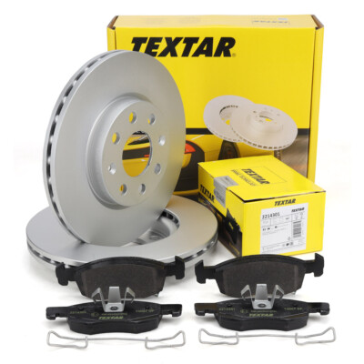 TEXTAR Bremsscheiben Ø 257mm + Bremsbeläge für OPEL CORSA E 14 Zoll vorne