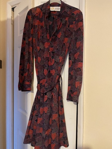 Ladies Vintage Size 12 Mexican Gold Gibsons of Bournemouth Dress BNWT Was £65 - Picture 11 of 12