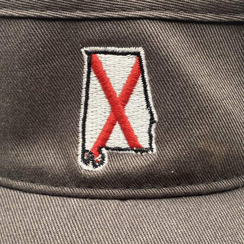 Alabama State Traditions Visor Crimson Tide American Needle Strapback Gray Hat - Picture 3 of 10