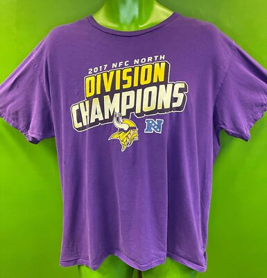 NFL Minnesota Vikings 2017 NFC North Division Champions T-Shirt Herren X-Large