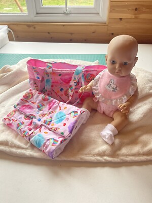 dolls nappy bag With Changing Mat UK