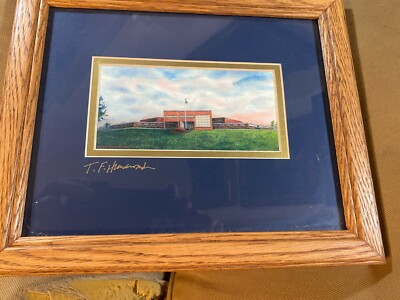 Thomas Foster Hermansader ''Eastern High School Wrightsville''  Print - Framed