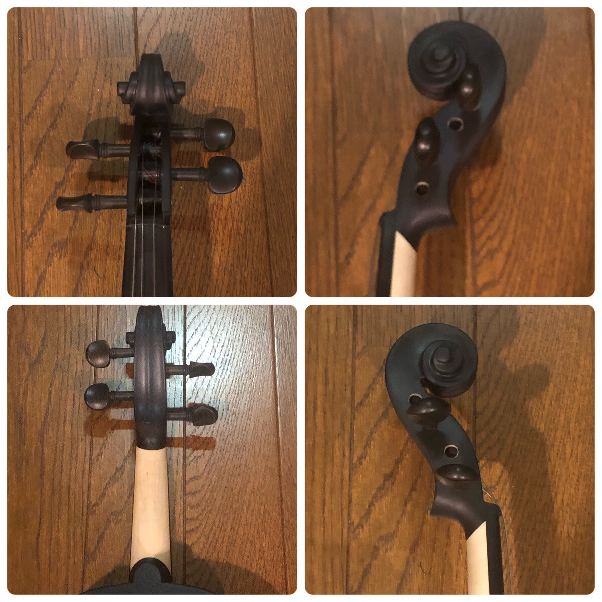 【美品】バイオリン Hallstatt  BK  V-12   4/4 Hallstatt V-12/BK ブラック バイオリン 4/4サイズ