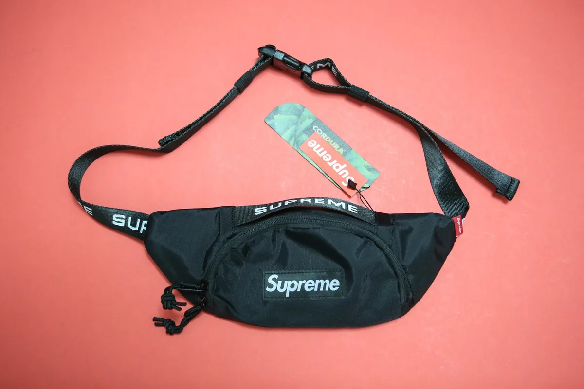 Supreme and BAPE bags