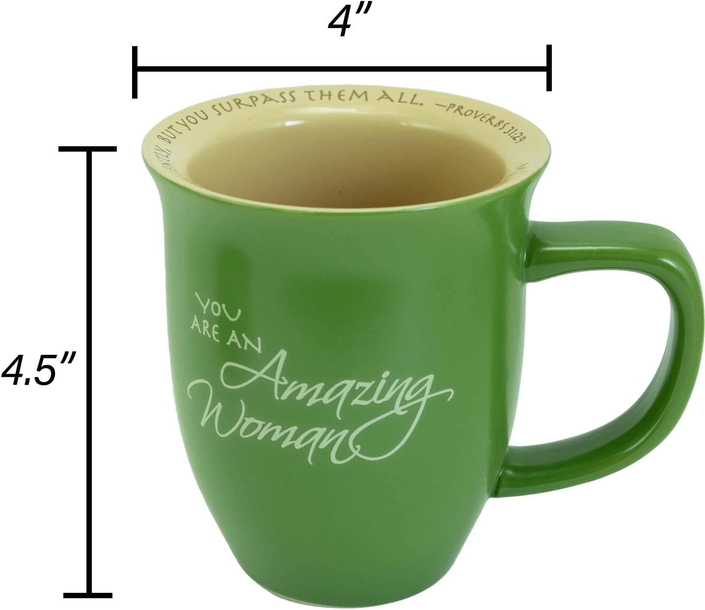 Abbey Gift Amazing Woman Ceramic Mug & Coaster Set