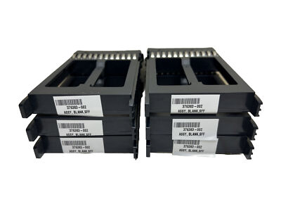 LOT 6x HP PROLIANT 2.5''SAS HARD DRIVE BLANK CADDY FILLER SFF 376383-002