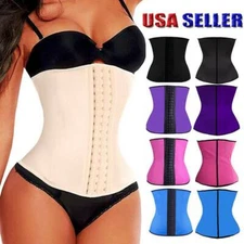 Fajas Colombianas Entrenador de cintura de látex Underbust Faja Body Shaper Belt