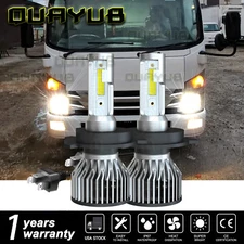 LED Headlight Light Bulbs Conversion Kit For Isuzu NP-R NQ-R NPR NQR 2008-2013