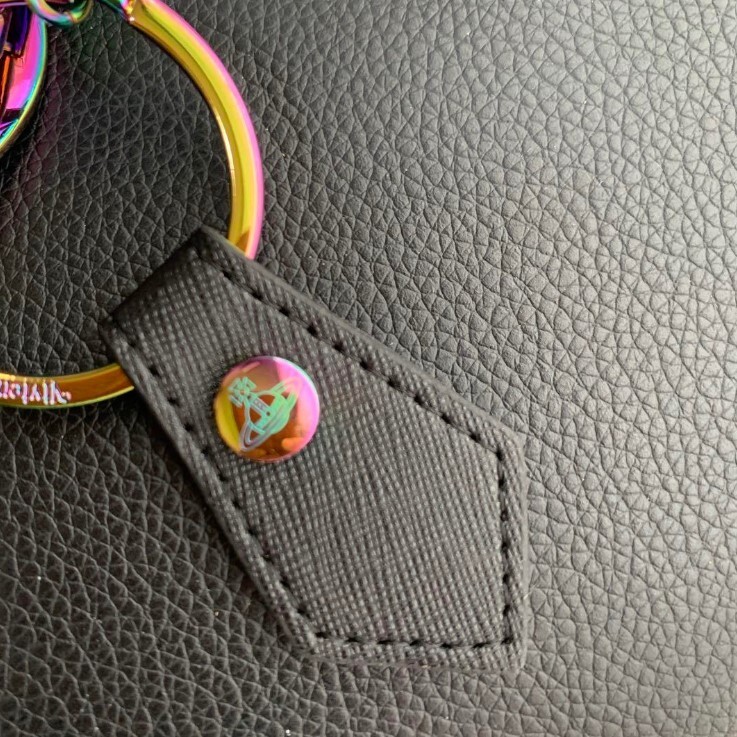 Vivienne Westwood Key Ring DEBBIE 3D Orb Bag Charm Rainbow