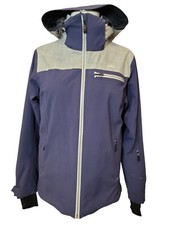 Kjus Systems Recco Fast 20 Blue Full Zip Hooded Ski Jacket Size 38 / M