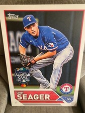 Officially Used MLB 2023 All-Star Game Giant Cardboard Player Cards- 8 Players