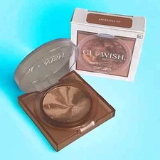 Huda Beauty Glowish Soft Radiance Bronzing Powder 3 Tan Light Travel Size .10 oz