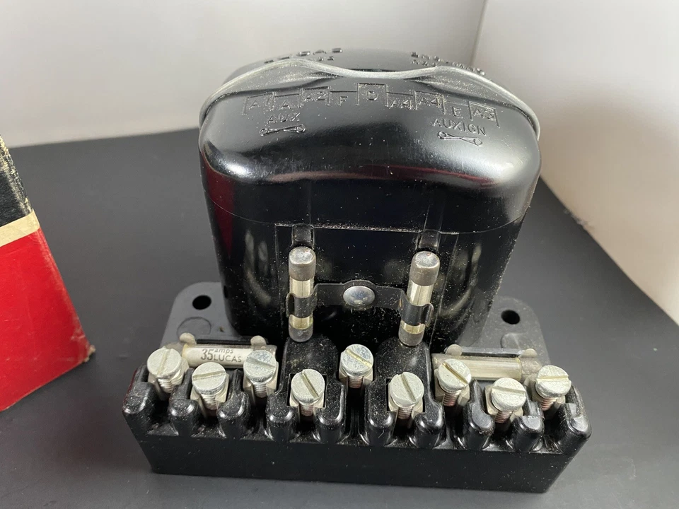 Regulador de voltaje MG TC, Jaguar XK120 NOS Lucas RF95/3 12 Foto 3 de 4
