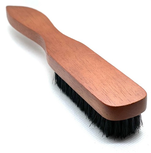 BY MIA Wood Handled Soft Bristles Skin Fade Brush Comb Scissors Cleaning - Picture 5 of 6