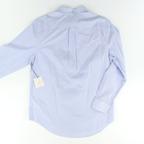 Five Four Nick Wooster Cotton Striped Long Sleeve Button Up Shirt Blue Men's XL - Picture 4 of 6