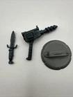 3 TEENAGE MUTANT NINJA TURTLES BEEBOP WEAPONS DRILL GUN & Garbage Can Shield, Et