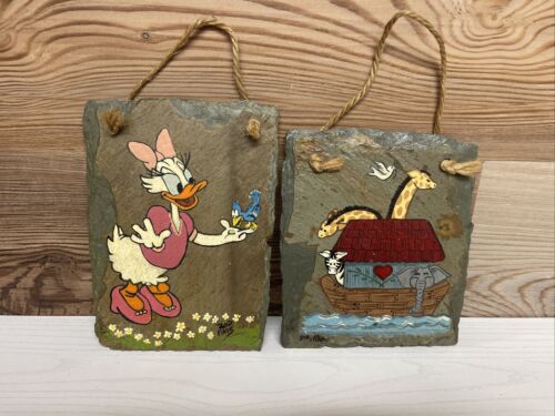 Hanging Slate Art Work Daisy Duck & Noah’s Ark - 第 1/11 張圖片