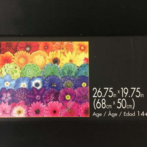 Buffalo Blooms of Color Succulents Daisies Flower Jigsaw Puzzle 1000 Pieces New! - Picture 5 of 5