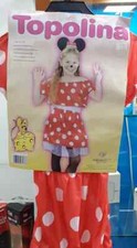 Costume carnevale Bambina  MINNIE TOPOLINA MOUSE GIRL TAGLIA M  5/7 ANNI 