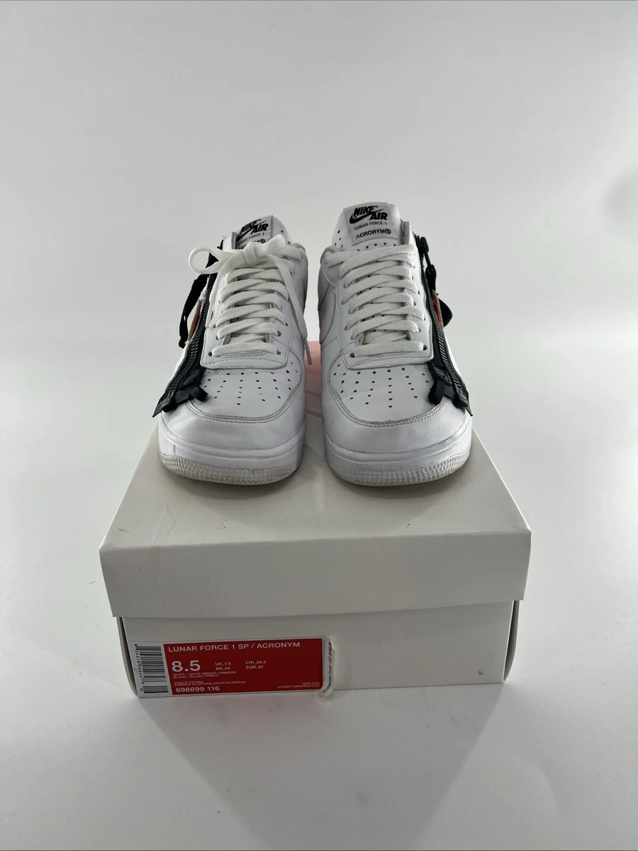 Nike Lunar Force 1 Low Acronym Bright Crimson for Sale