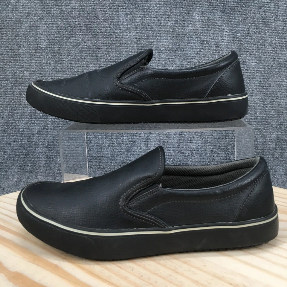 Tredsafe Zapatos Hombres 7 Mujeres 8 W Ric Zapatillas Sin Cordones MNTS0241001 Cuero Negro Foto 2 de 4