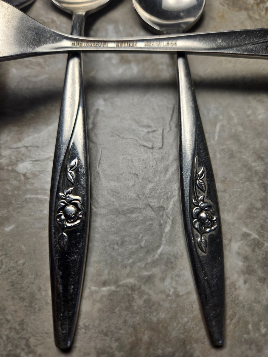 Lasting Rose by Oneidacraft Deluxe Stainless Choice !!$4.99 each