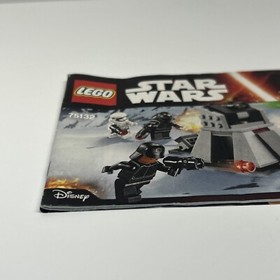INSTRUCTIONS ONLY * Lego Star Wars 75132 First Order Battle  manual only No Lego